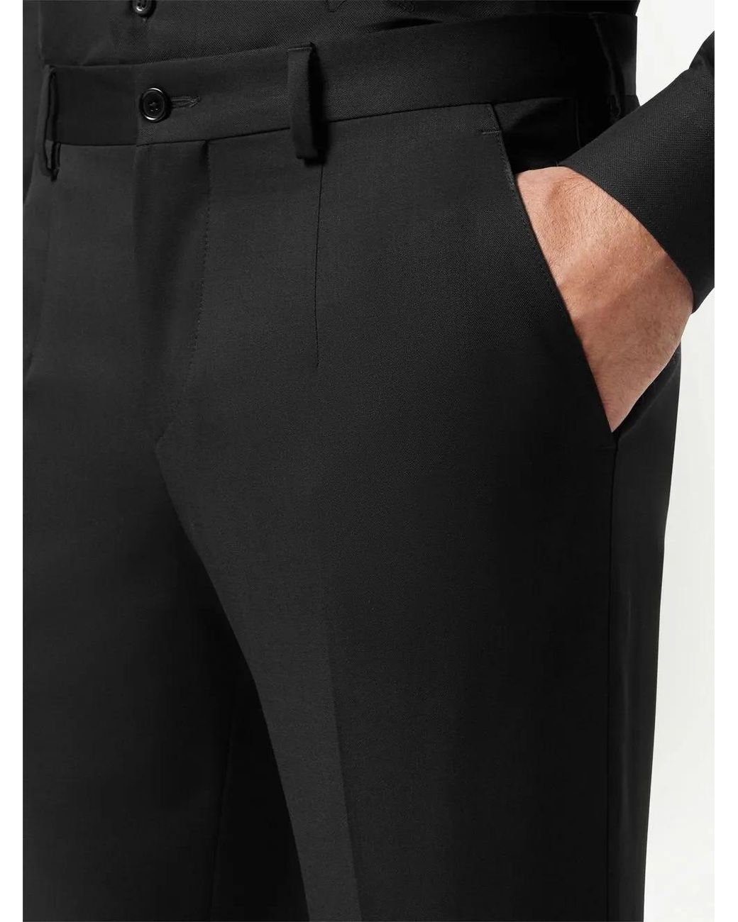 Philipp Plein Black Trousers Gigolò Fit for men