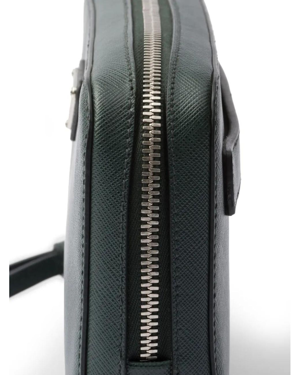 Prada Black Saffiano Leather Clutch Bag for men