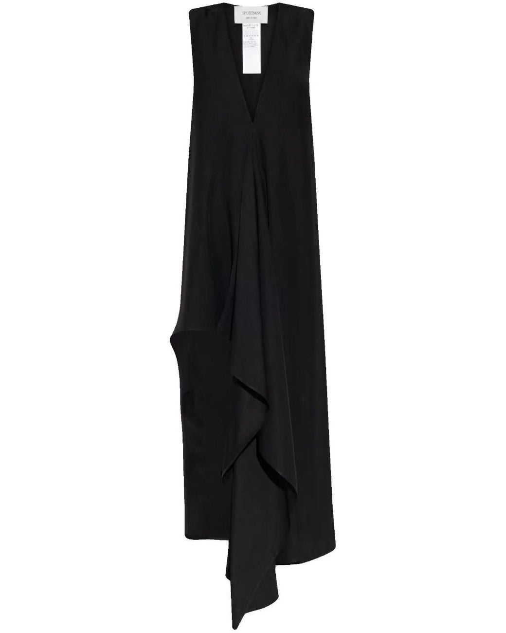 Sportmax Black Acline Maxi Dress