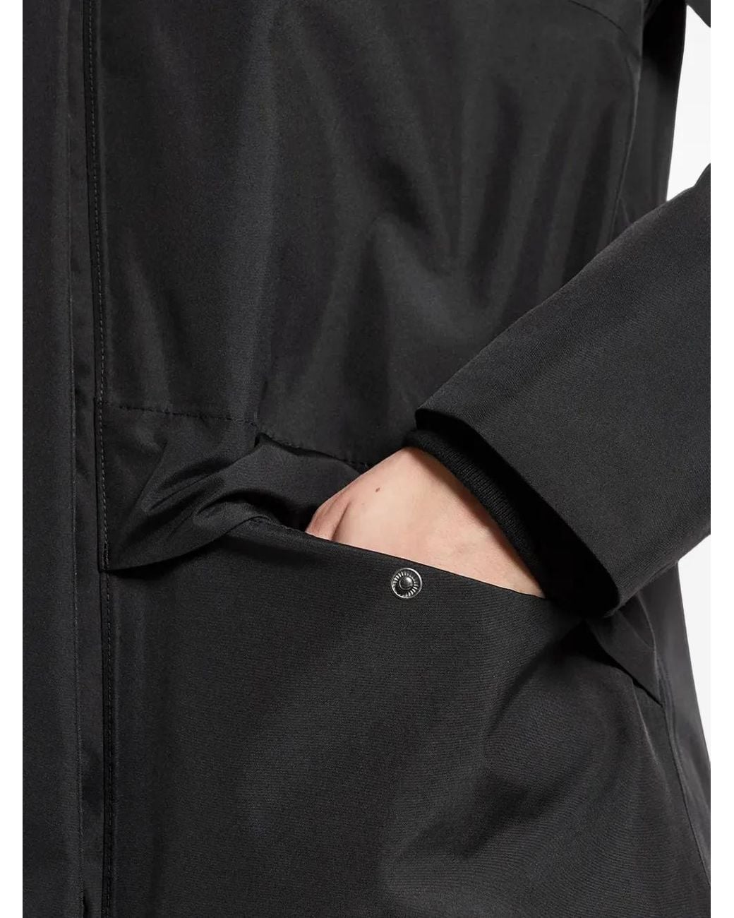 Didriksons Black Cajsa Hooded Zip-Up Jacket