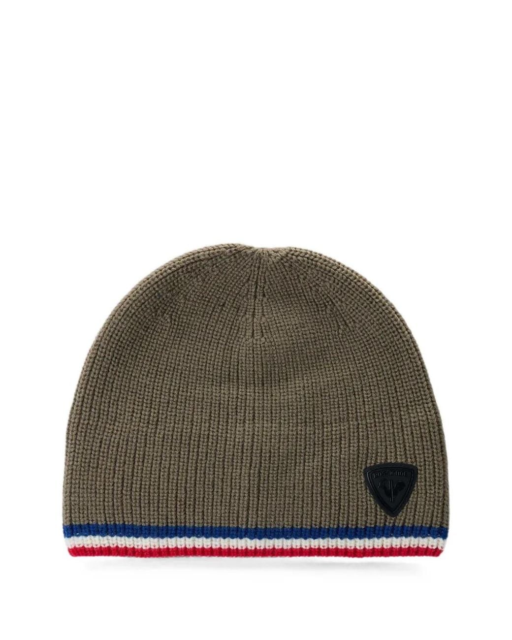 Rossignol Green Snowblaze Logo-Patch Beanie Hat