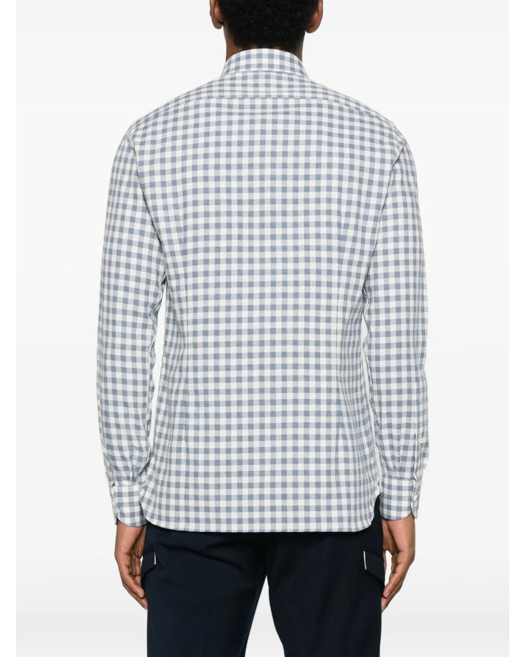 Camicia Button-Down di Truzzi in White da Uomo