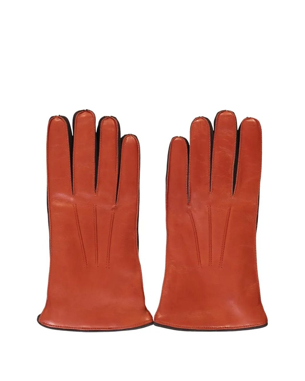 Moorer Red Lined Gloves for men
