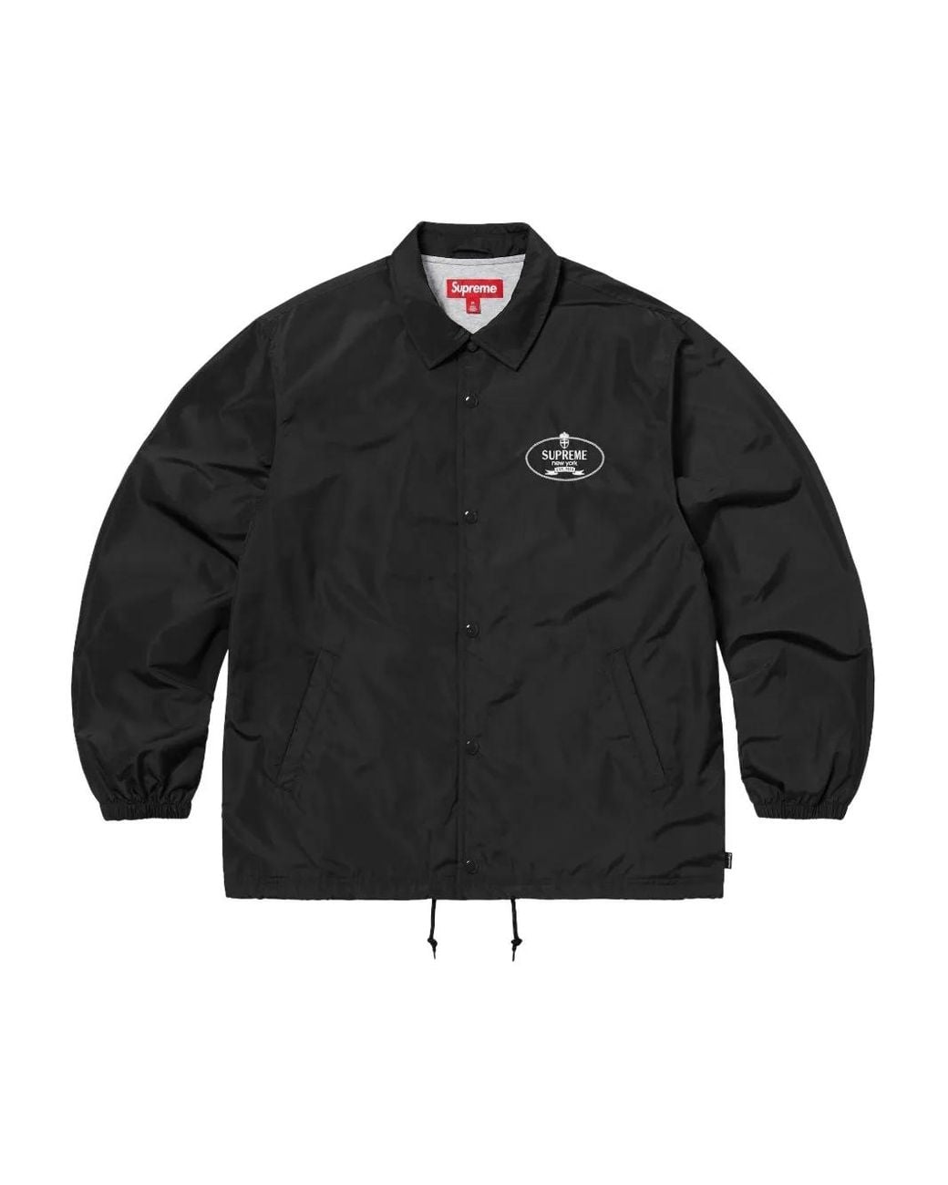 Supreme Crest Coaches Jacket in Black for Men | Lyst