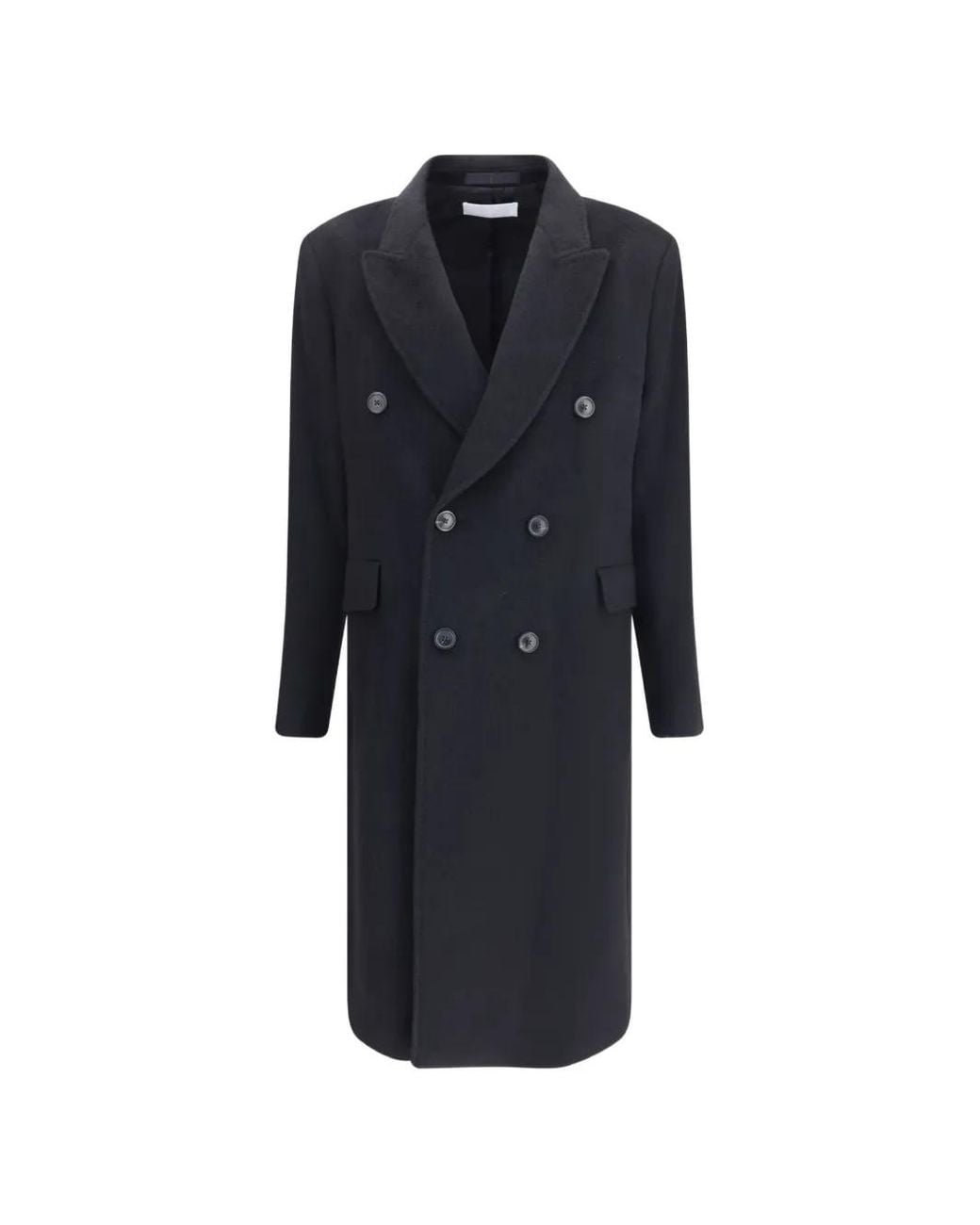 Our Legacy Blue Double-Breasted Peak-Lapels Coat for men