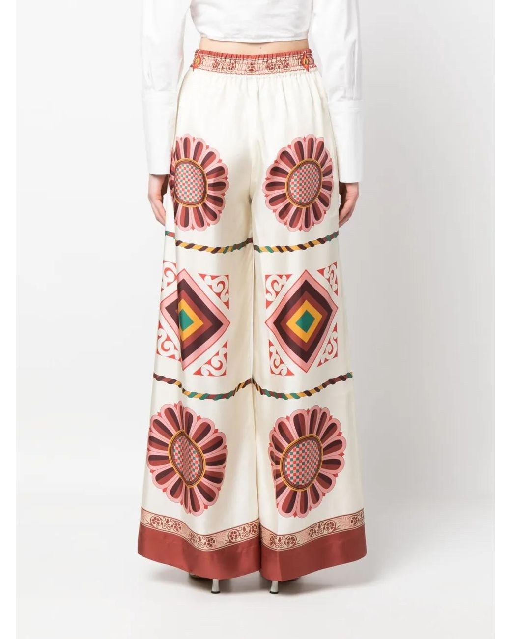LaDoubleJ Red Palazzo Trousers