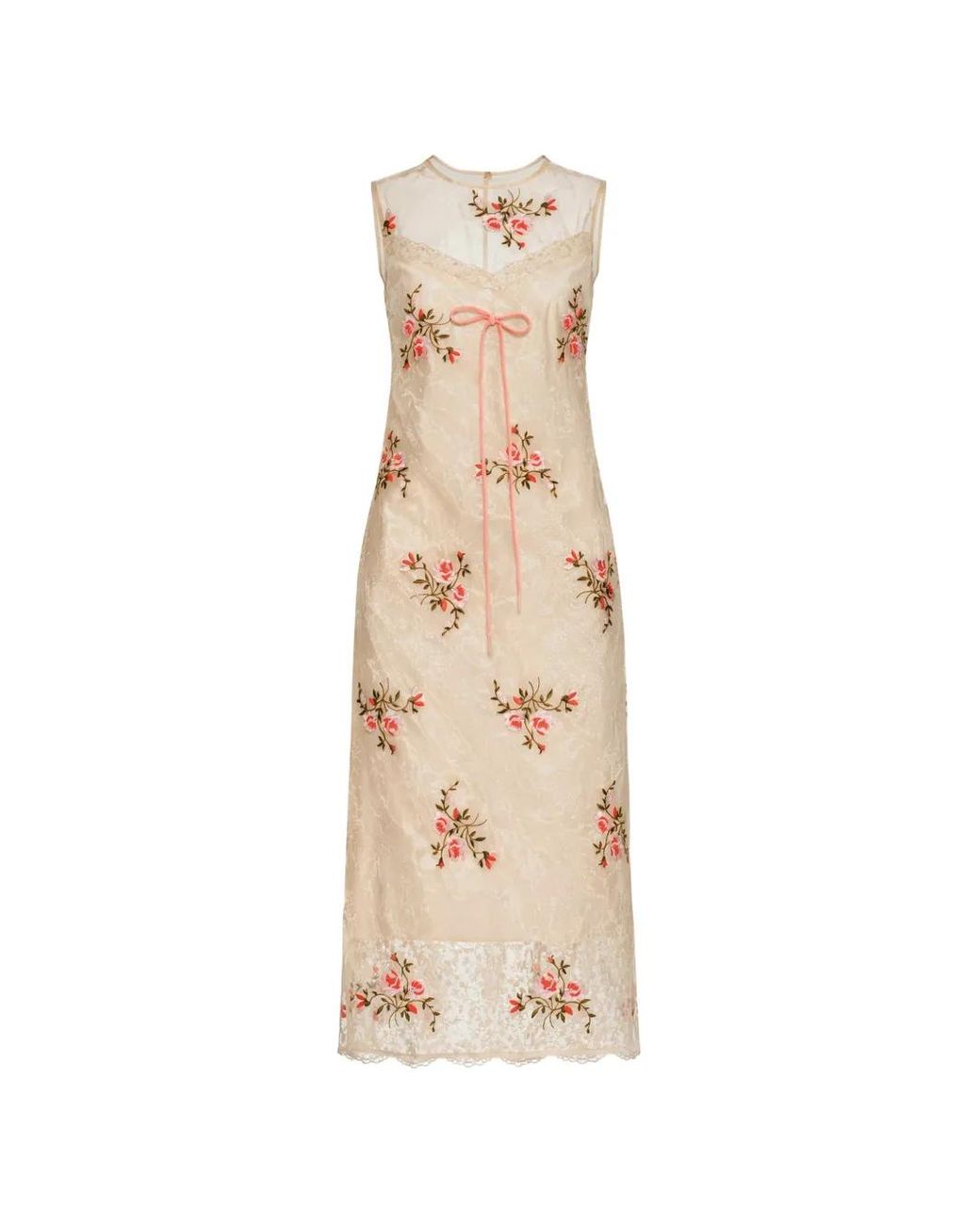 chinese dress ladies Simone Rocha: Women's Lace Trim Slip (Black) main image 0