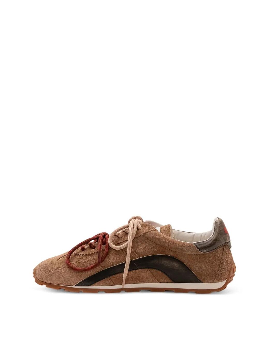 DSquared² Brown Baskets À Double Lacets En Daim for men