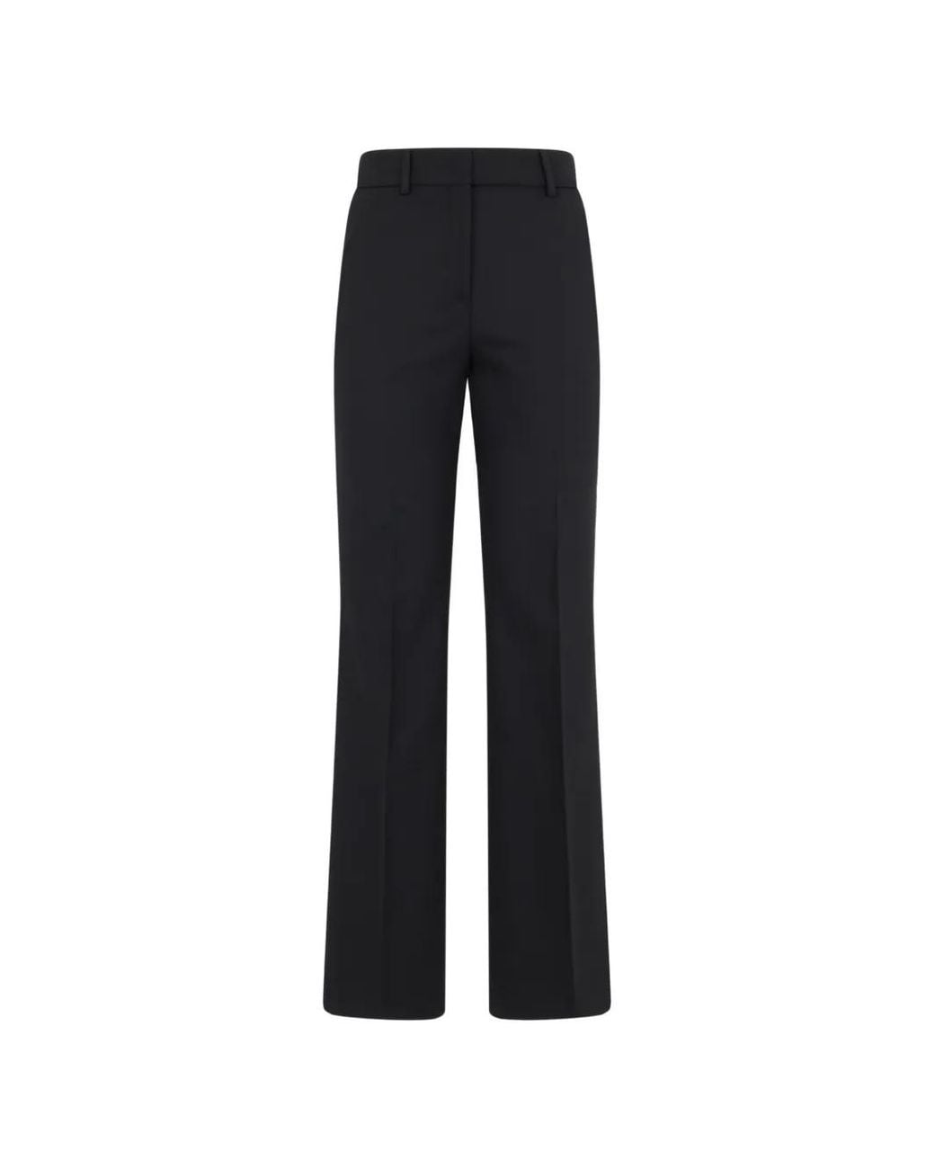 Slowear Black Pressed-Crease Tailored Trousers
