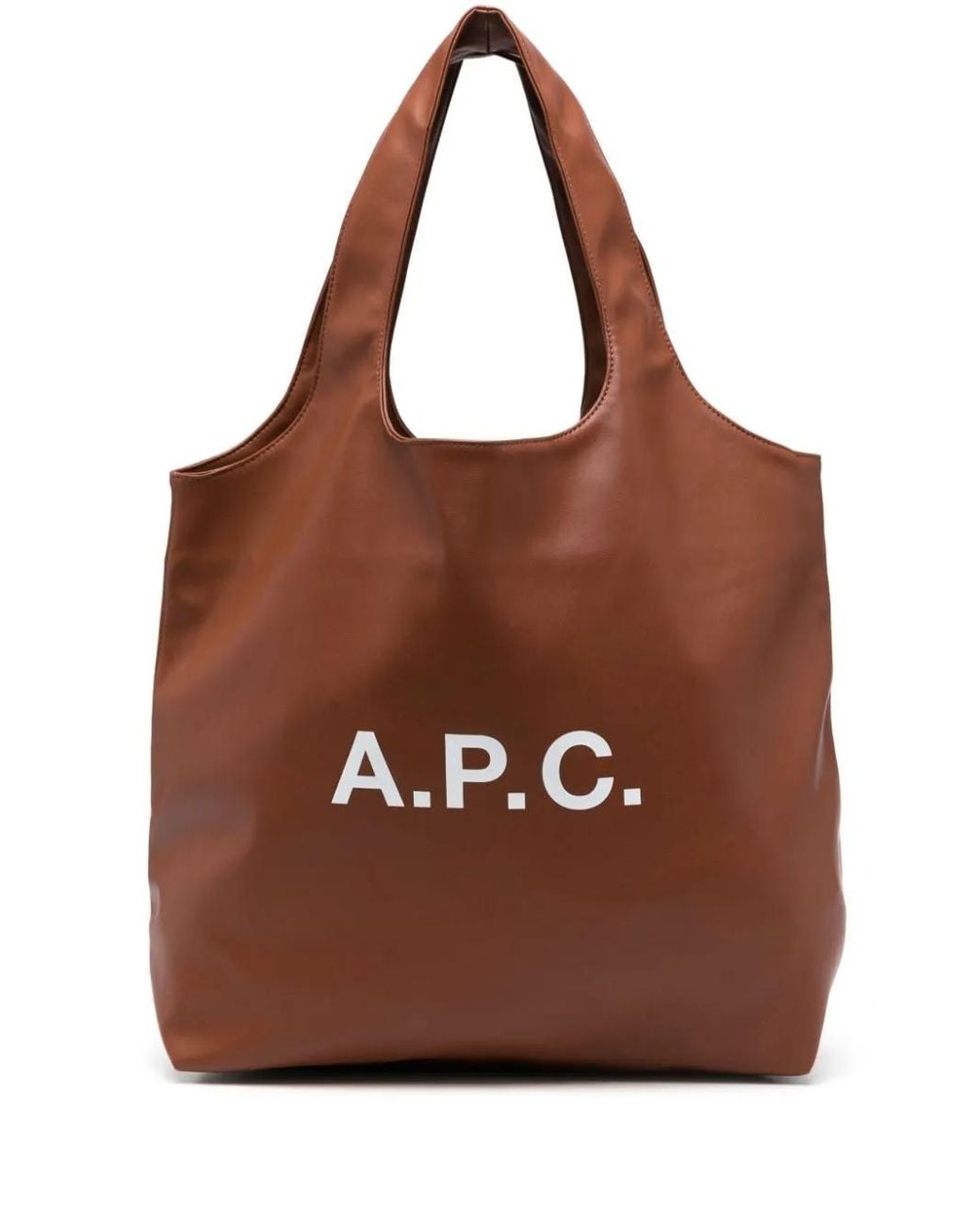 A.P.C. Brown Ninon Braune Mittelgroße Tragetasche
