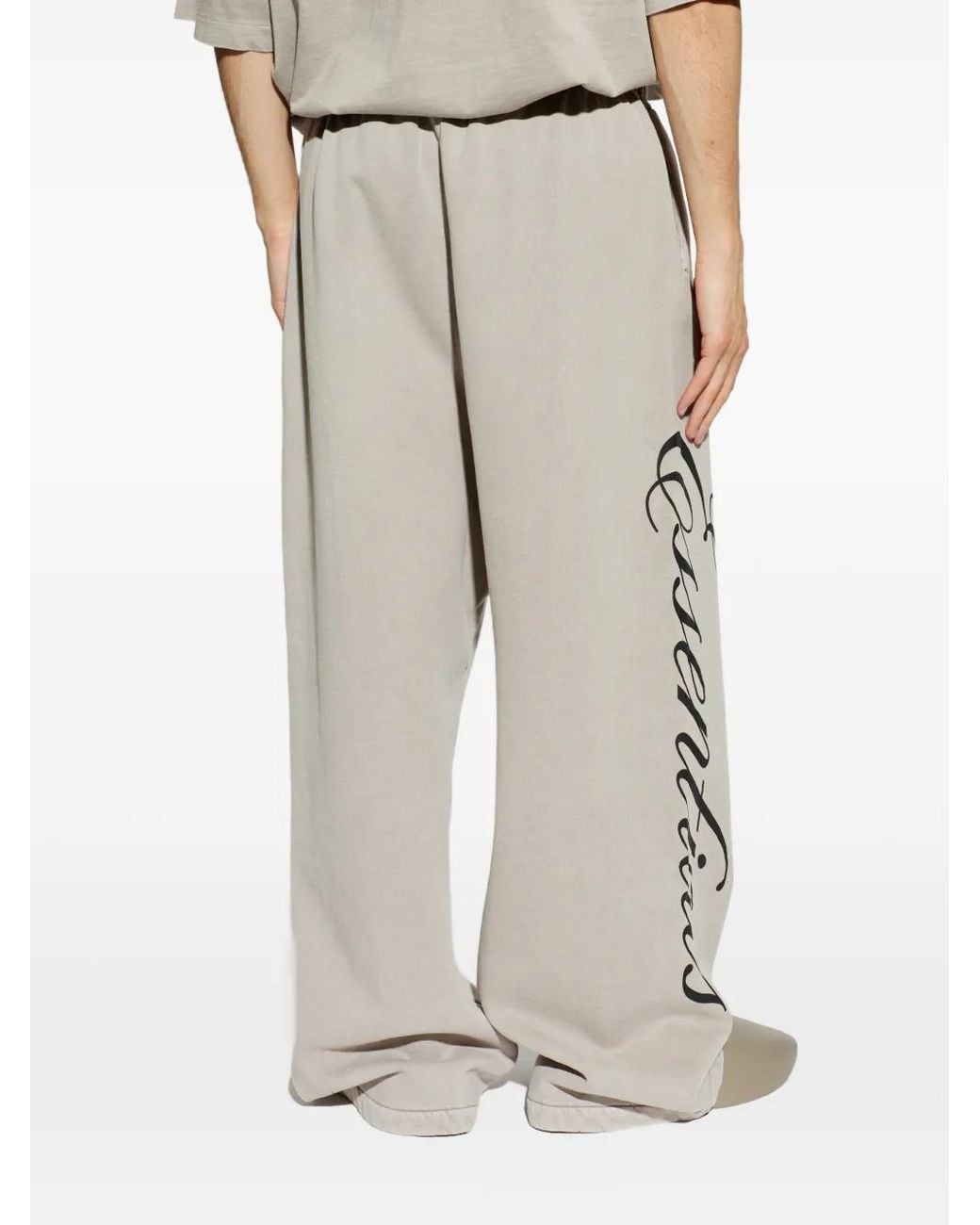 Fear Of God White Logo-Print Track Pants for men