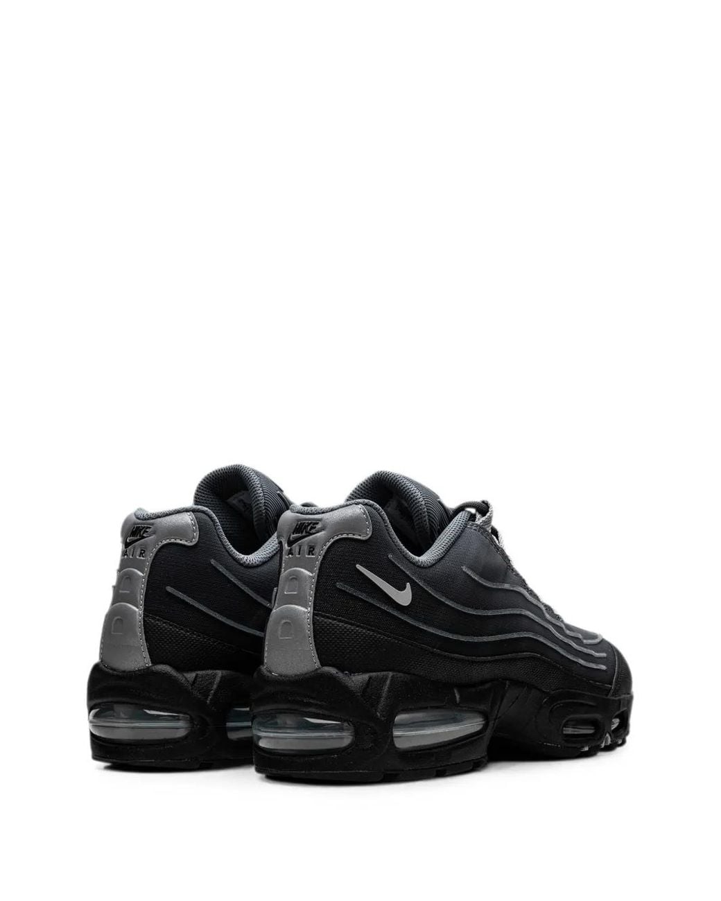 Nike Black Air Max 95 Big Bubble Sneakers for men