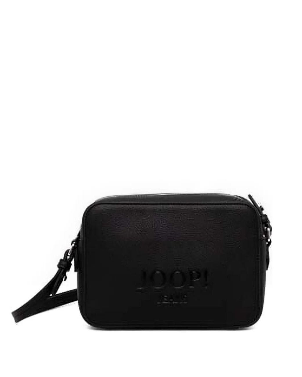 Joop! Black Lettera Cloe Debossed-Logo Crossbody Bag