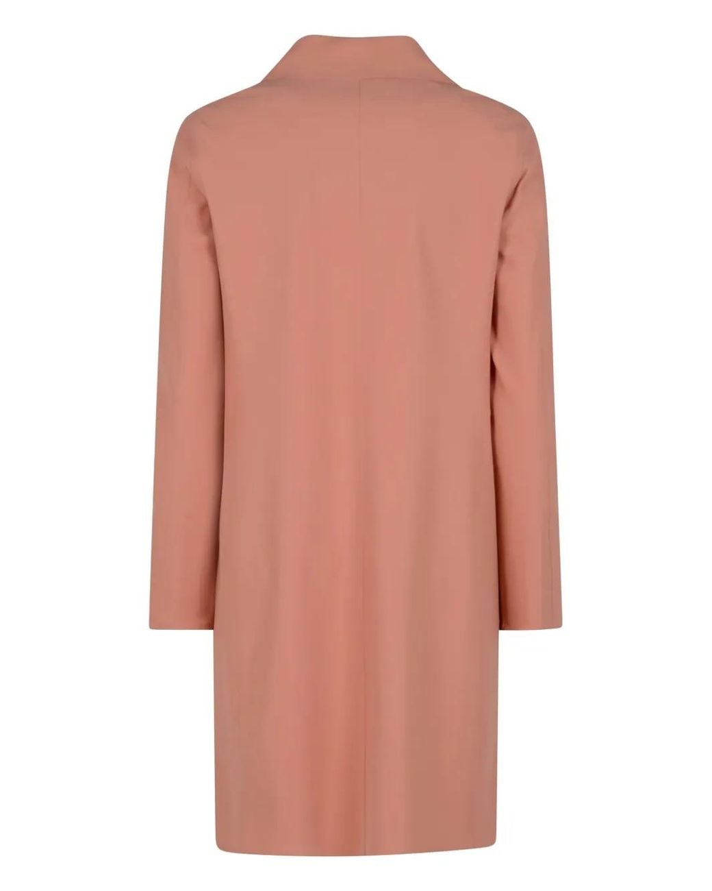 Herno Pink Collar-Detail Coat