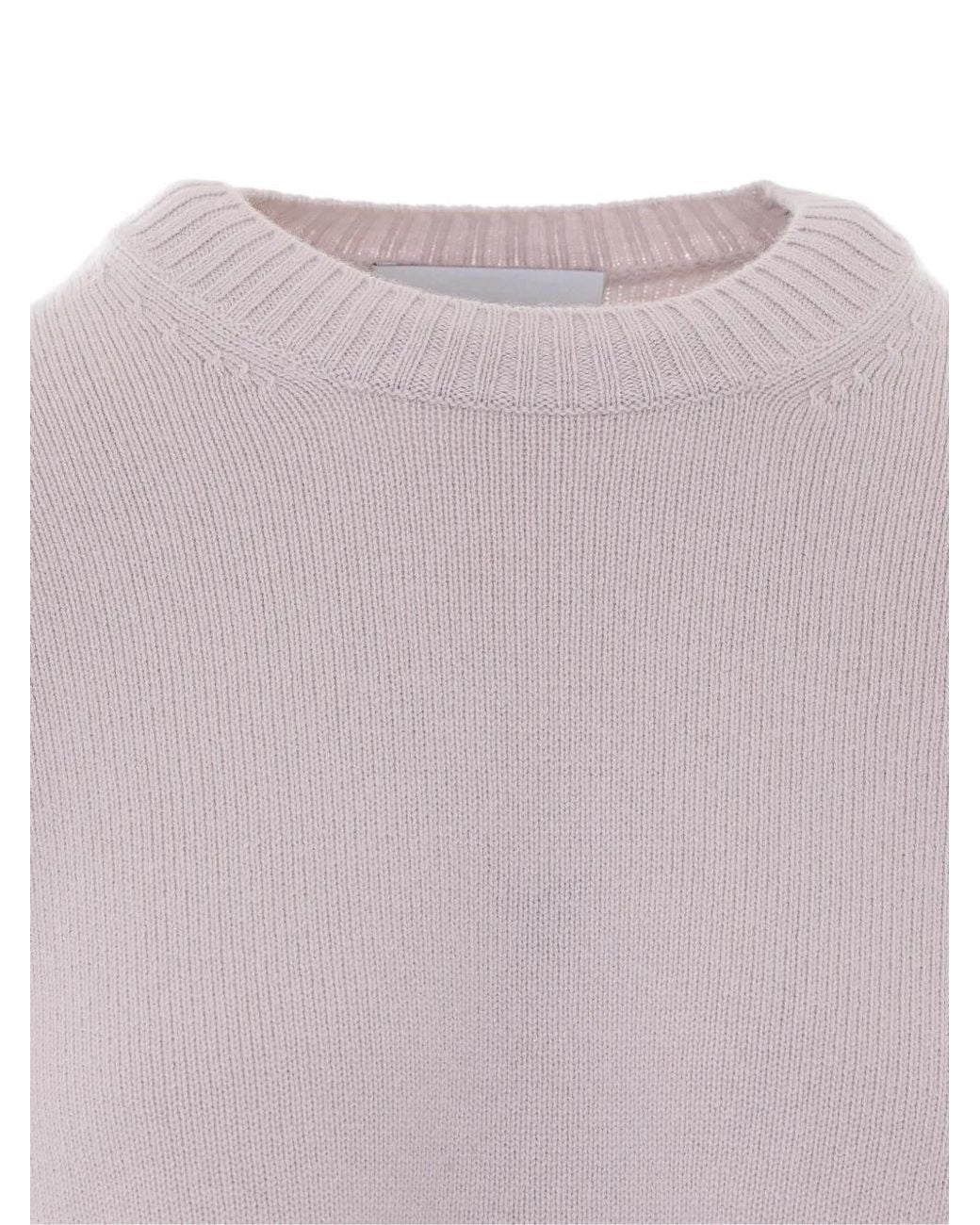 Pull À Bords Côtelés Alpha Studio en coloris Purple