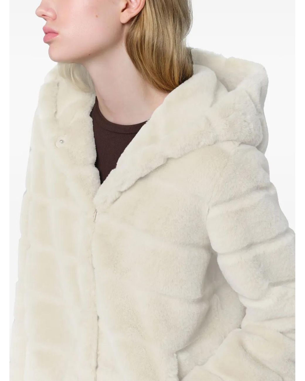 Apparis Natural Goldy Hooded Coat
