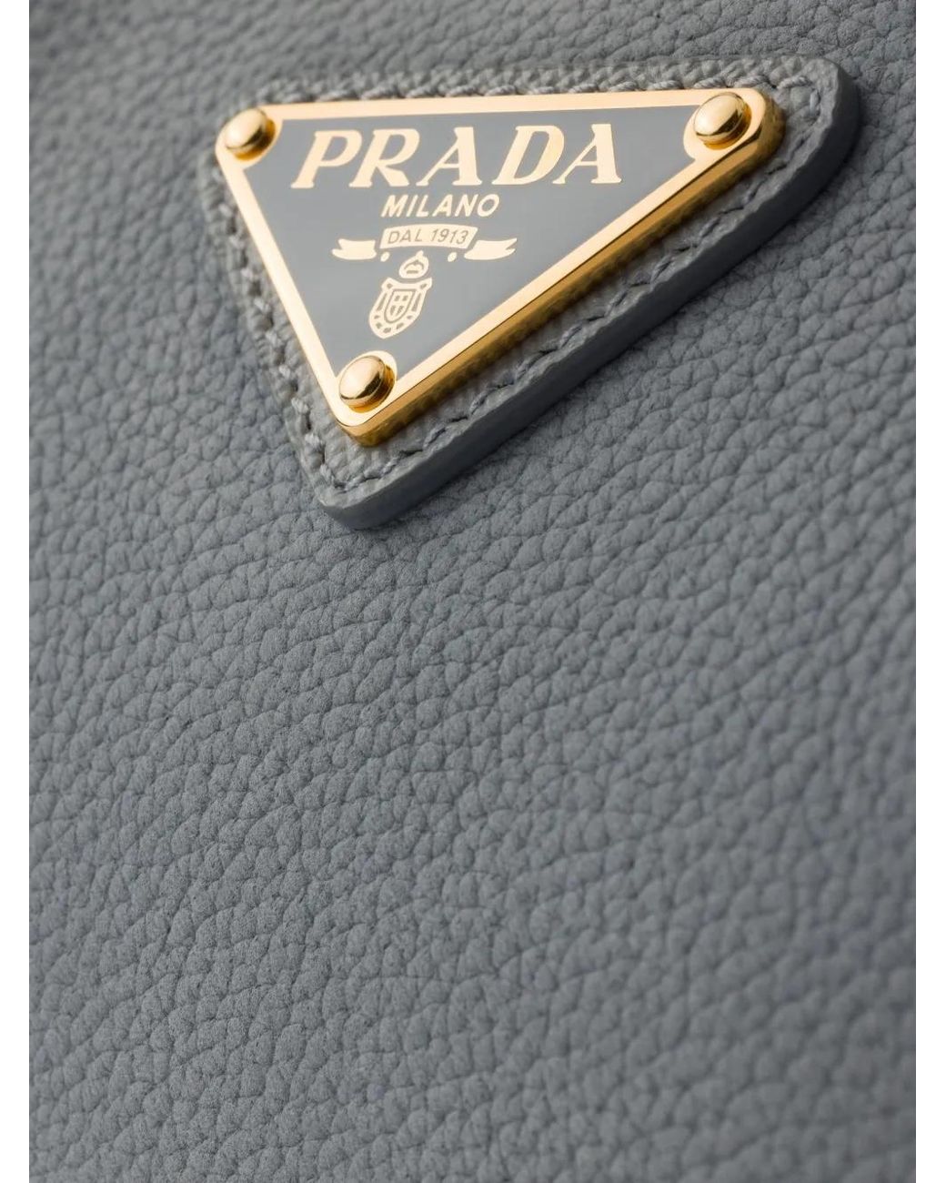 Prada Gray Re-Edition 2005 Nubuck And Saffiano Leather Mini-Bag