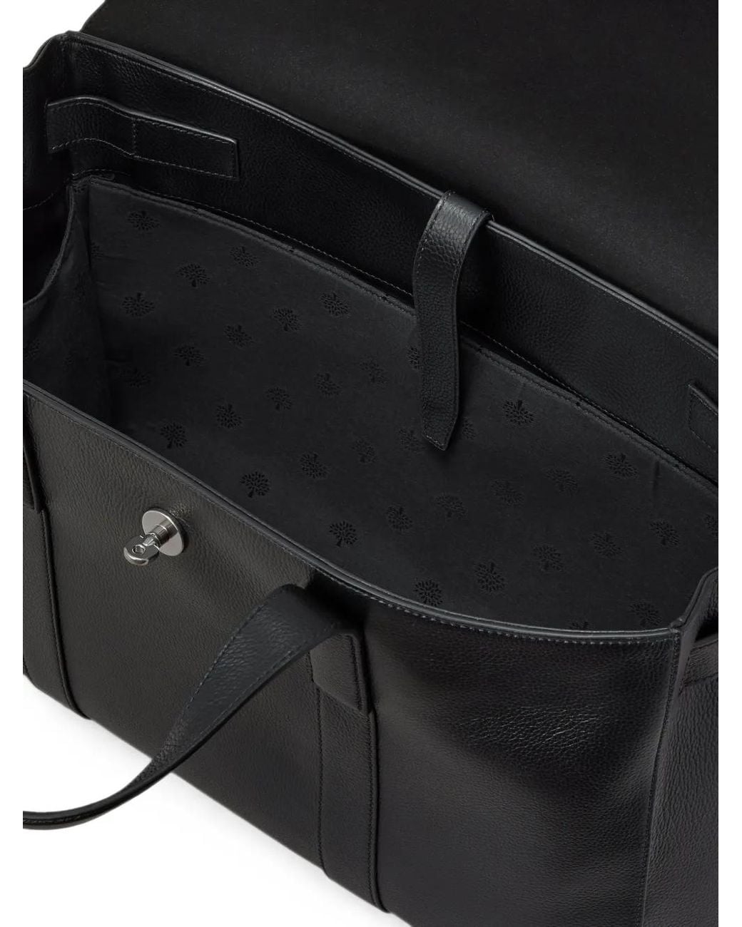 Mulberry Black Small Piccadilly Leather Messenger Bag