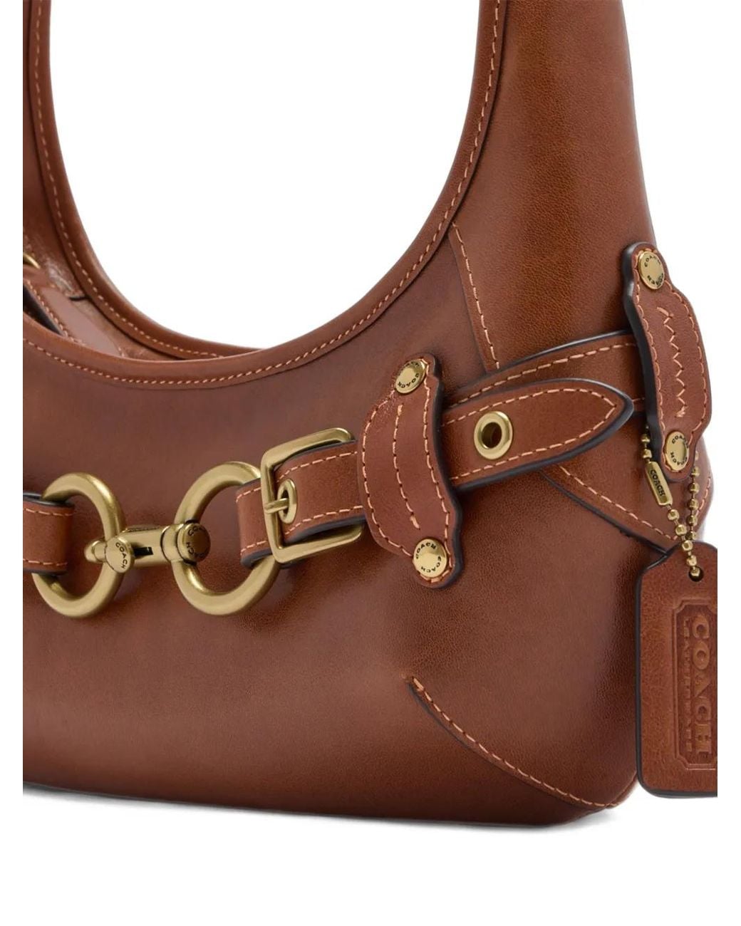 COACH Brown Belted Ergo Shoulder Bag 26