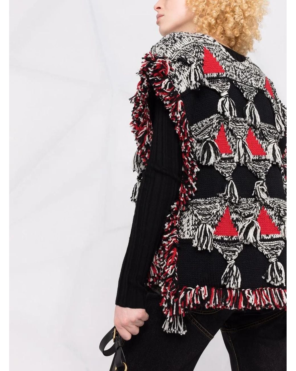Etro Red Klassischer Pullover