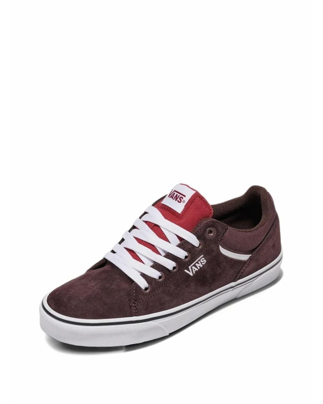Vans Pink Seldan Suede Sneakers for men