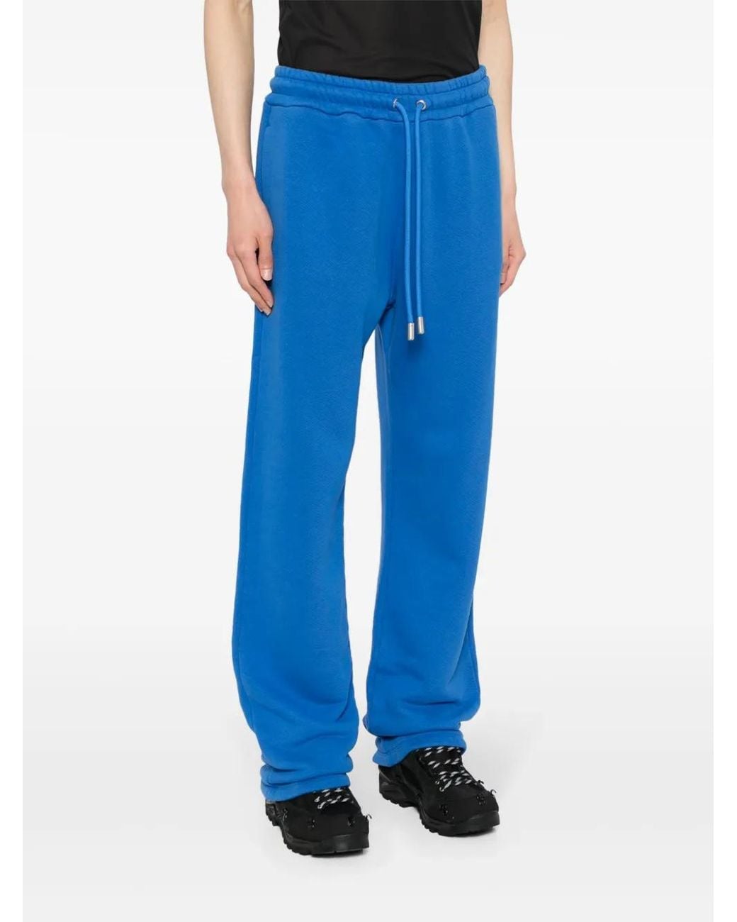 Off-White c/o Virgil Abloh Blue Bandana Arrows Drawstring Sweatpants for men