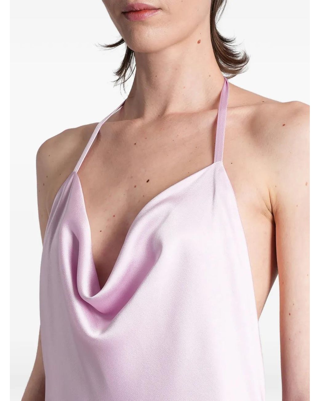 Stella McCartney Pink Open-Back Maxi Dress