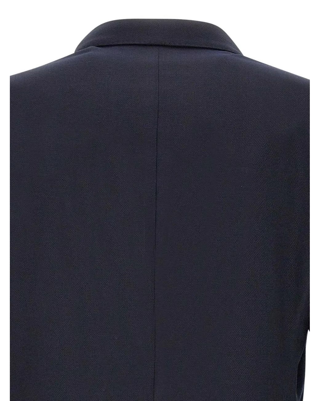 Barba Napoli Blue Two-Button Blazer for men