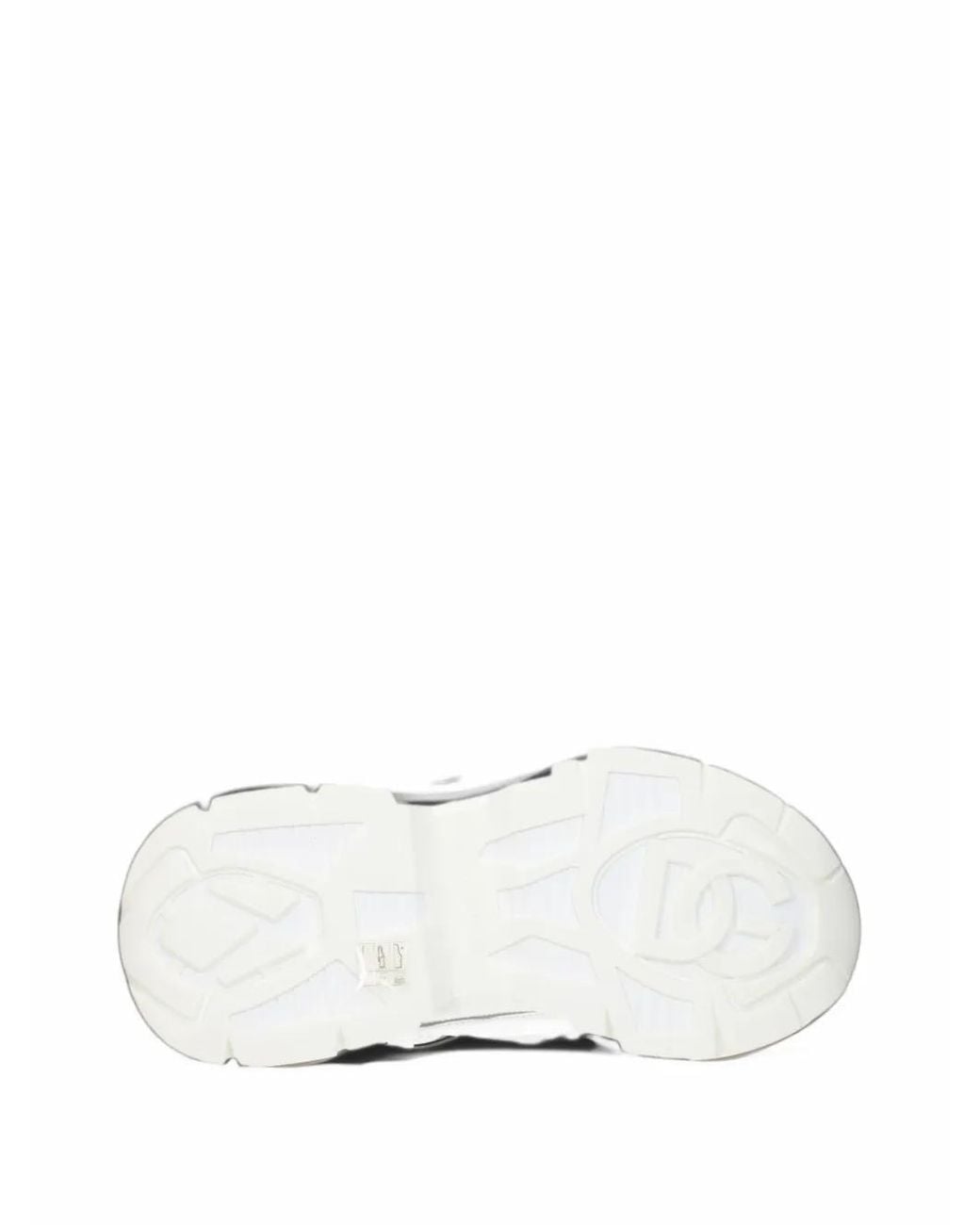 Dolce & Gabbana White Mesh-Panel Chunky Sneakers