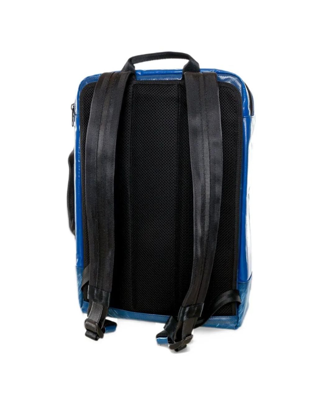 Freitag Blue Hazzard Logo-Patch Backpack for men
