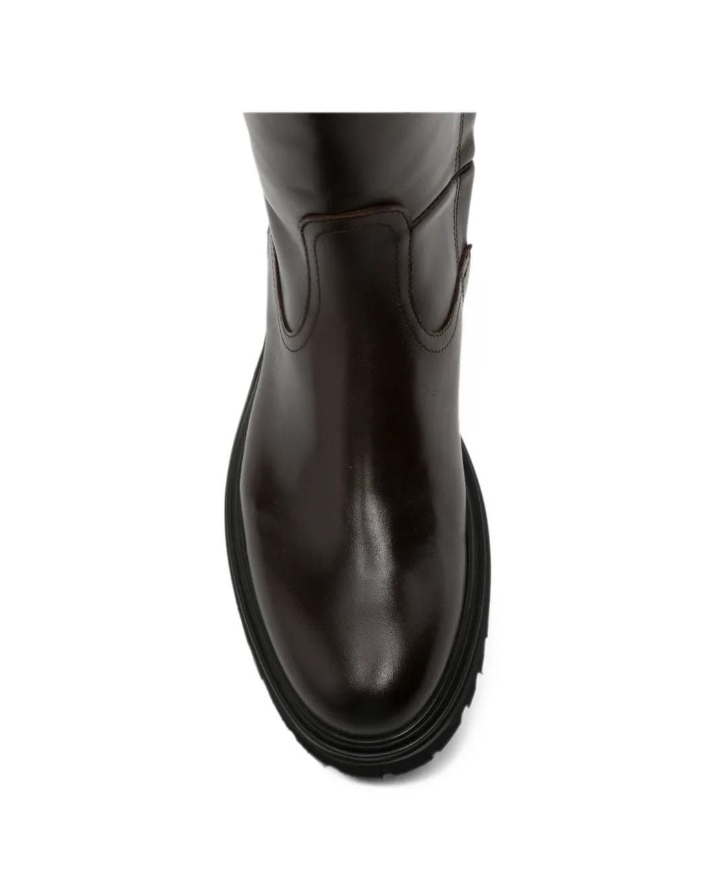 Guglielmo Rotta Black Buckle-Detail Ridged-Sole Boots
