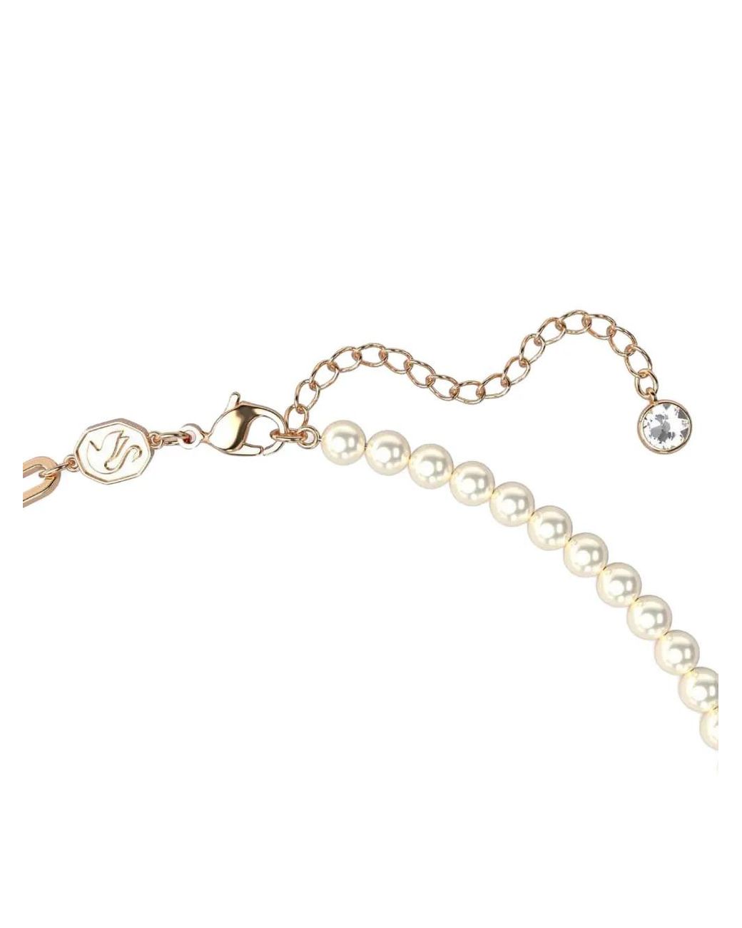 Swarovski White Teddy Halskette
