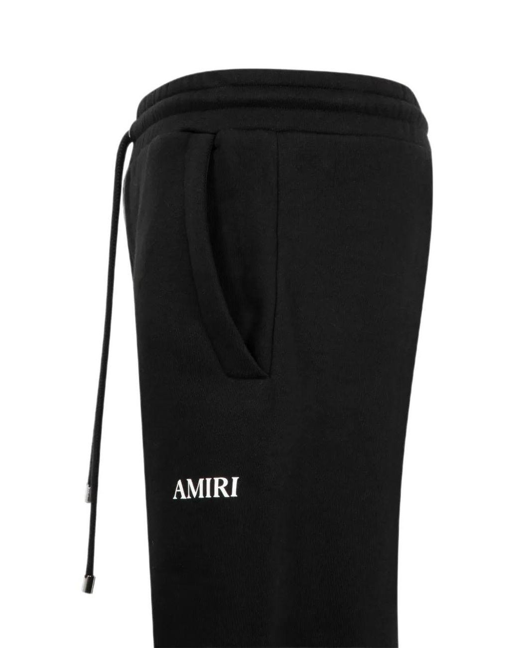 Amiri Black Logo-Print Drawstring Track Pants for men