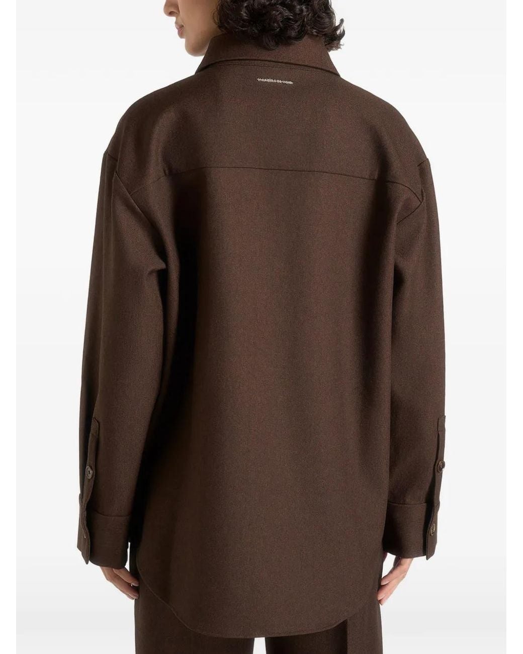 Manière De Voir Brown Chemise Oversize Joy