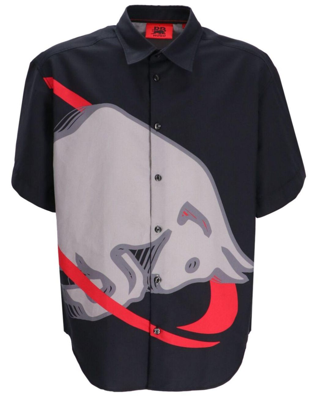 HUGO X Racing Bulls Ebull Red Bull Shirt in Blue for Men | Lyst