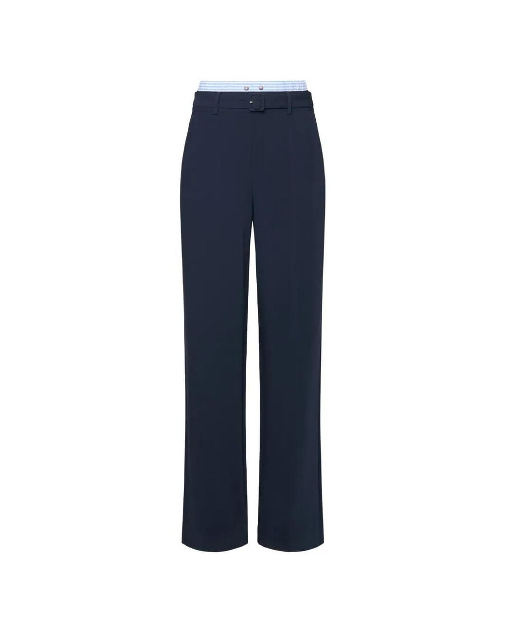 Cinq À Sept Blue Aron Straight Trousers