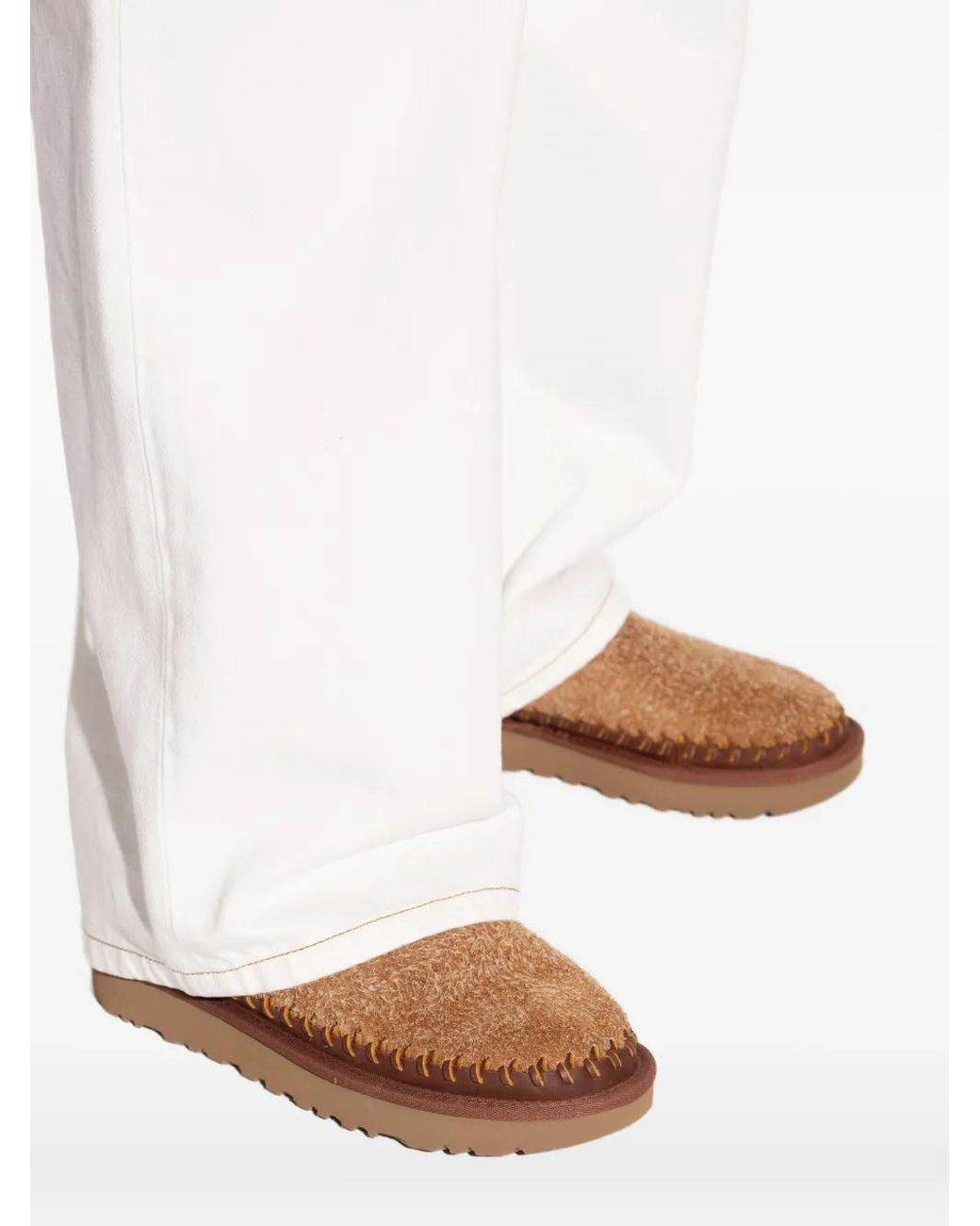 Ugg Brown Micro Biarritz Slipper