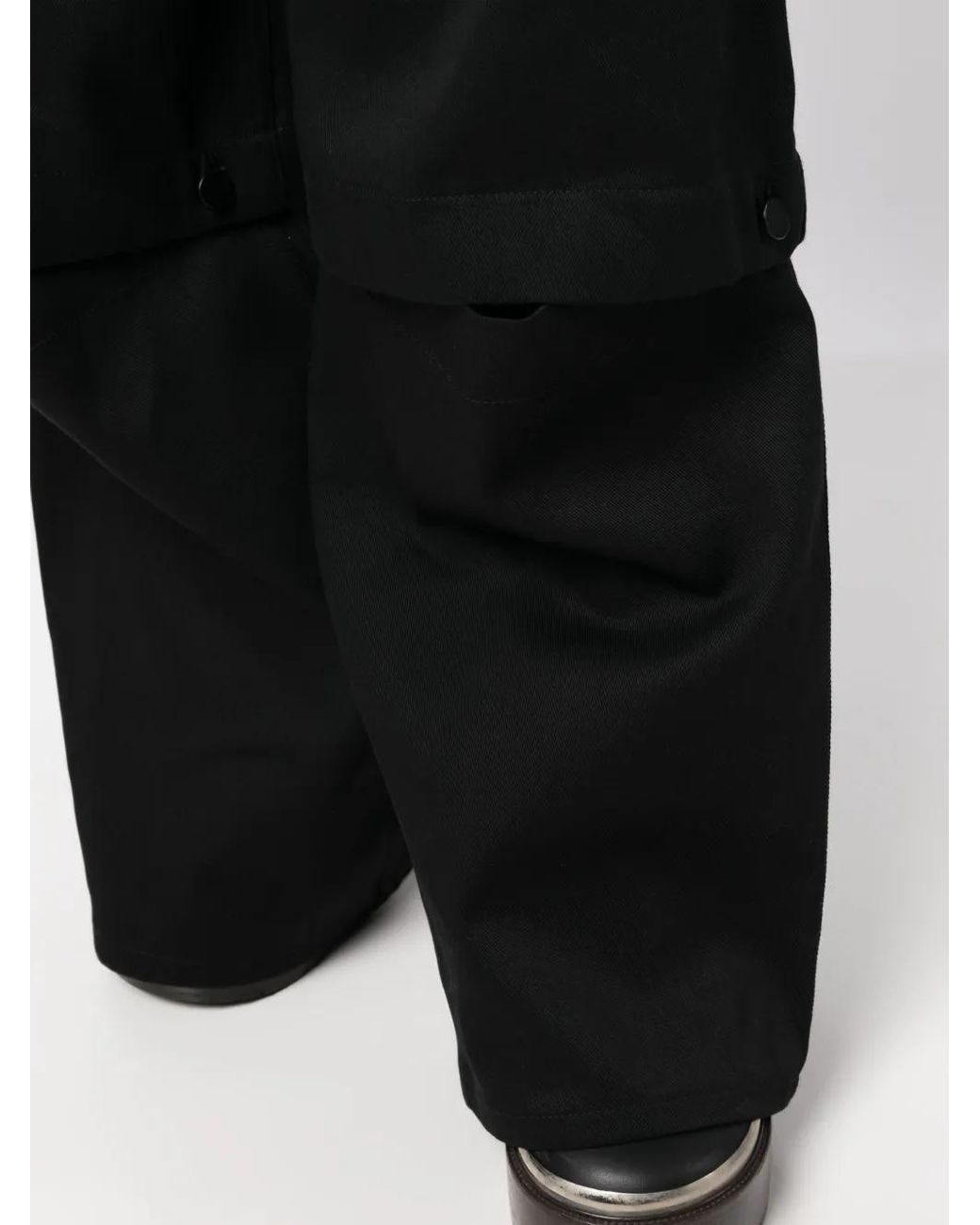 Melitta Baumeister Black Detachable-Legs Cotton Jeans