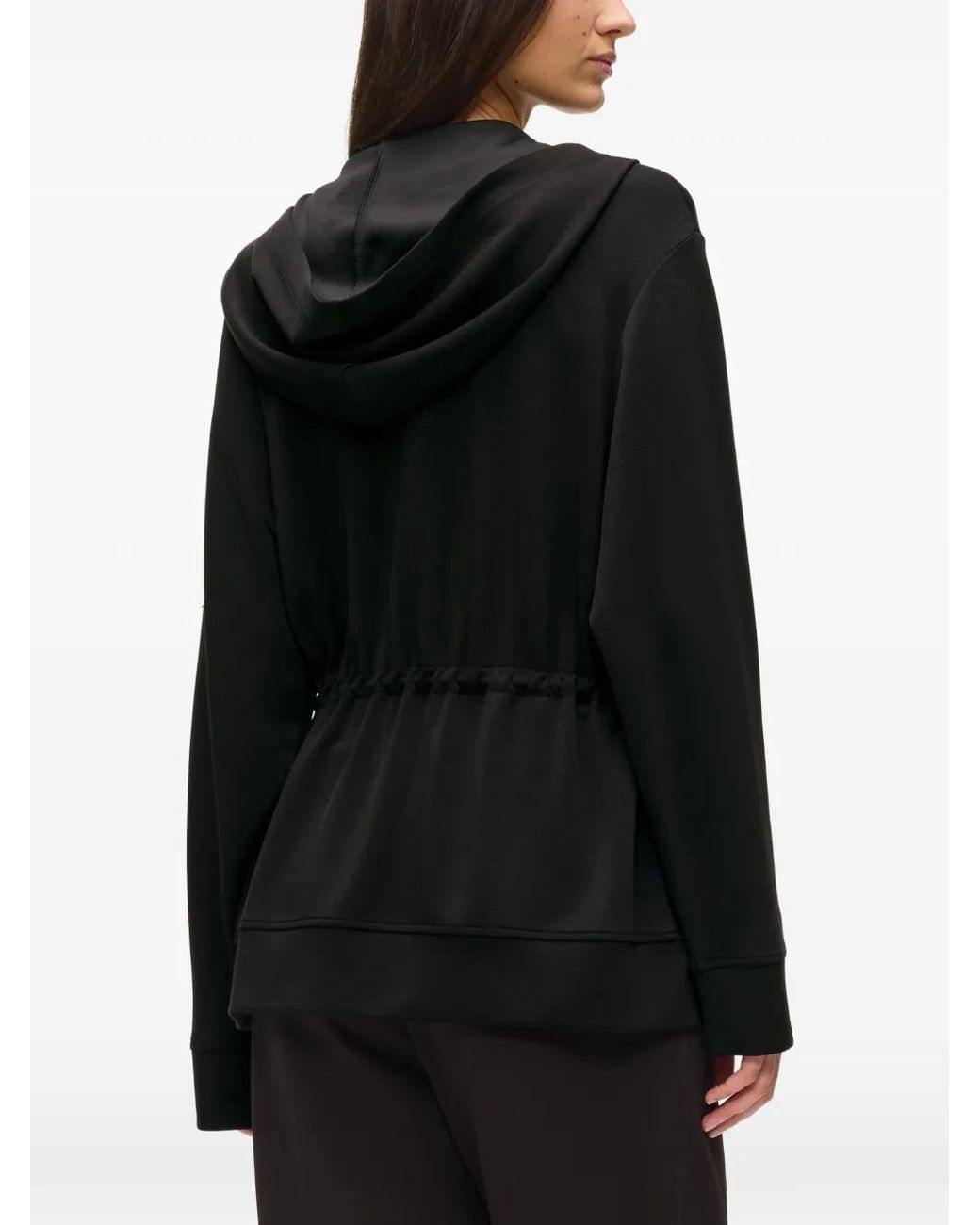 Karl Lagerfeld Black Rue St-Guillaume Zip-Up Hoodie