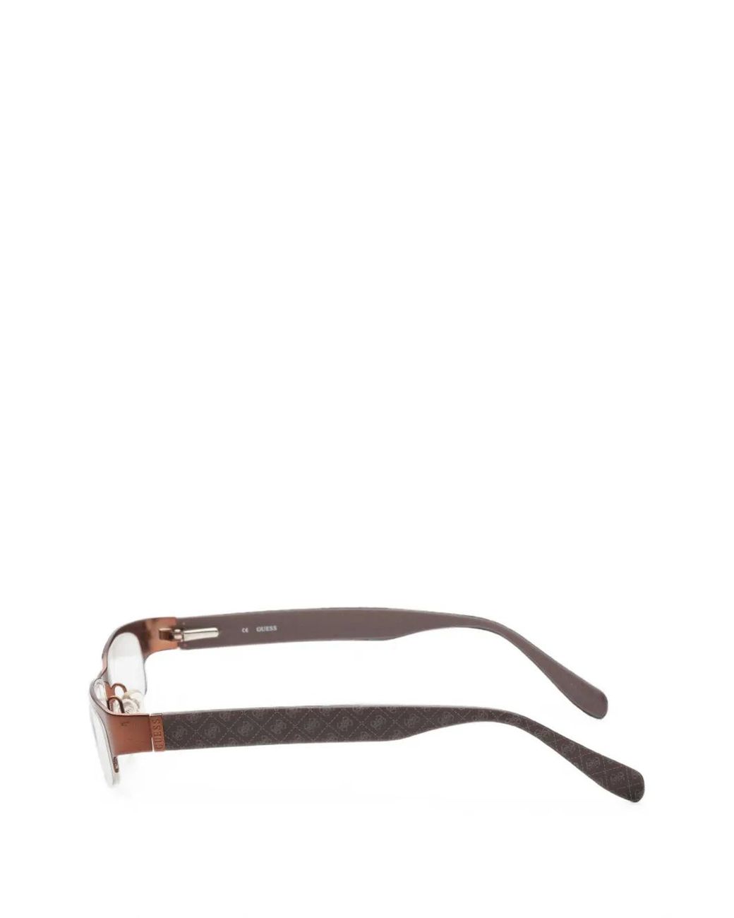 GUESS EYEWEAR White Lunettes De Vue Rectangulaires À Logo