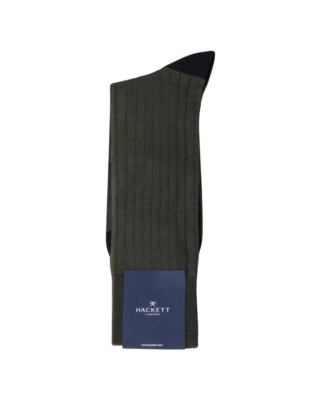 Hackett Black Merino Wool Socks for men