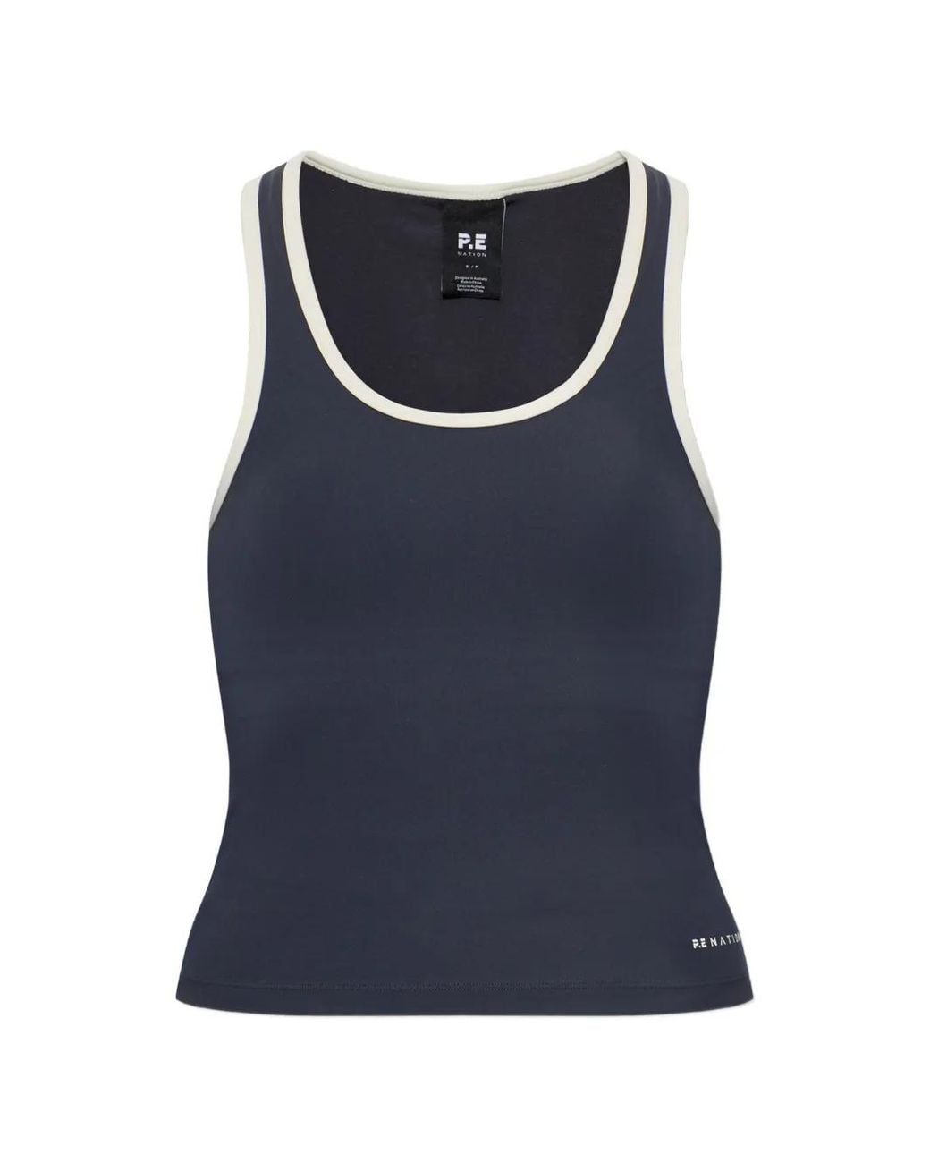 P.E Nation Blue Spectrum Racerback Tank Top