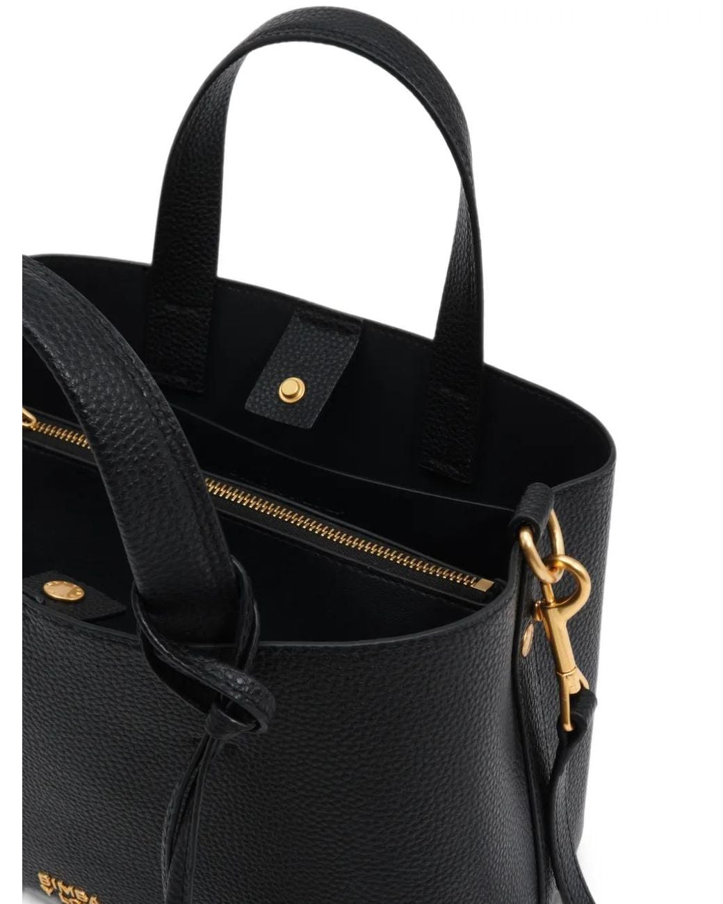 Bimba Y Lola Black Medium Chihuahua Tote Bag