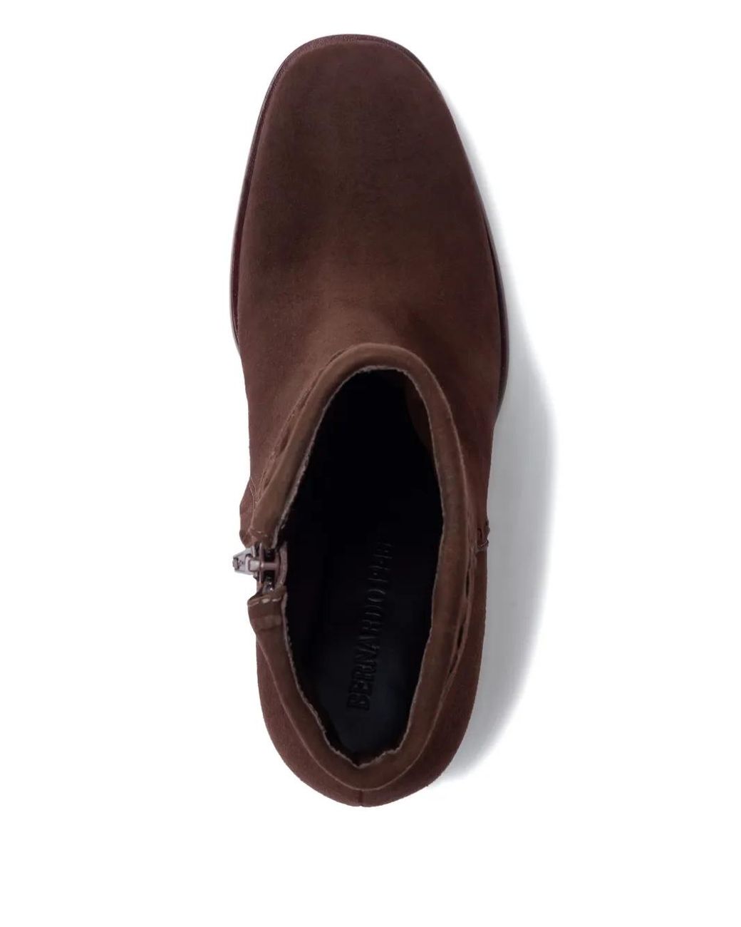 Bernardo Brown 1946 76Mm Gene Stitched-Detail Block-Heel Boots