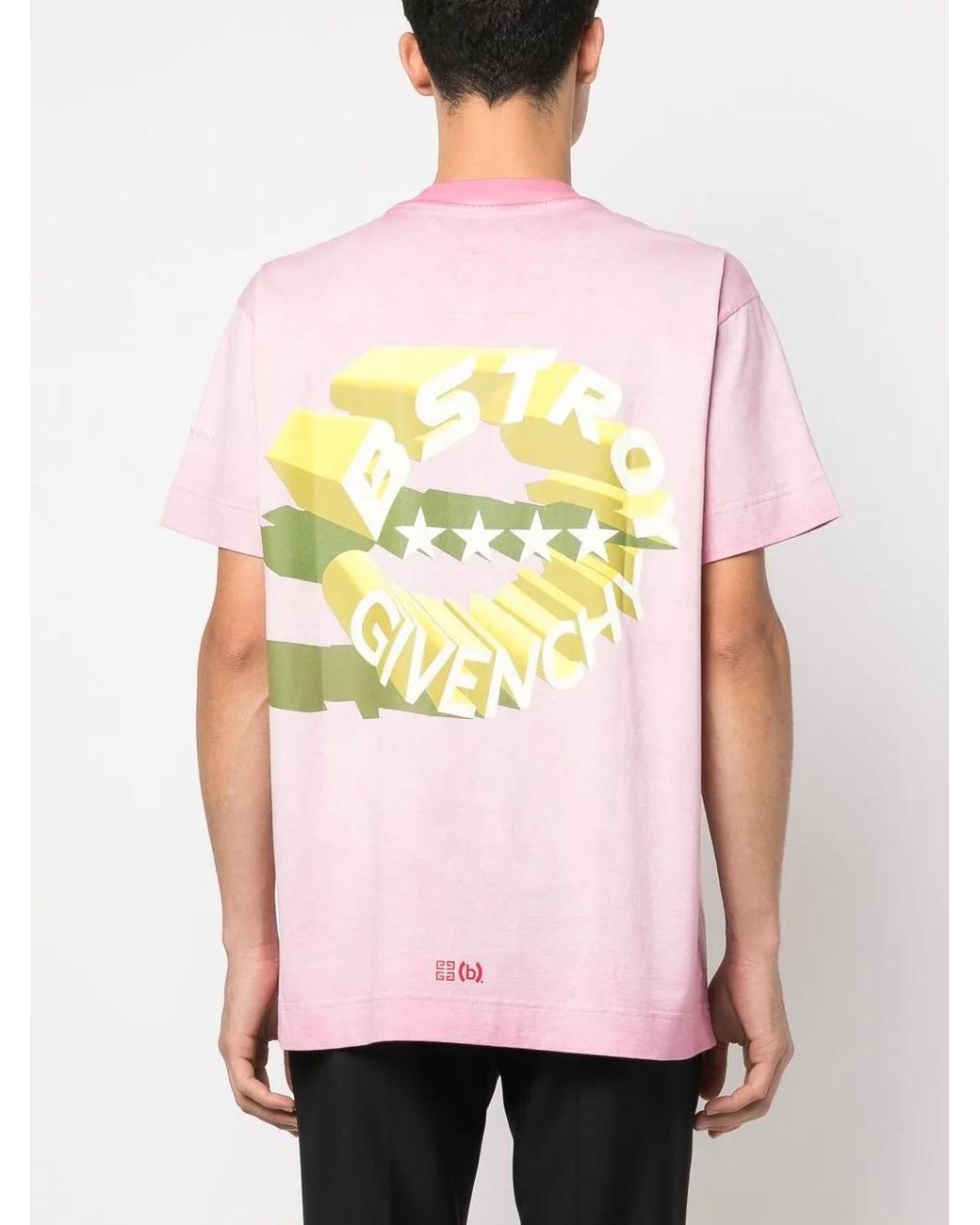 Givenchy Pink T-shirts And Polos for men