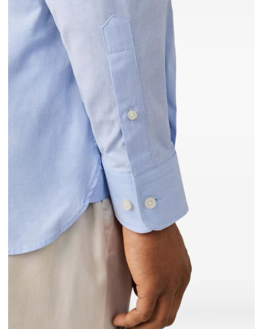 Camisa De Algodón Hackett de hombre de color Blue