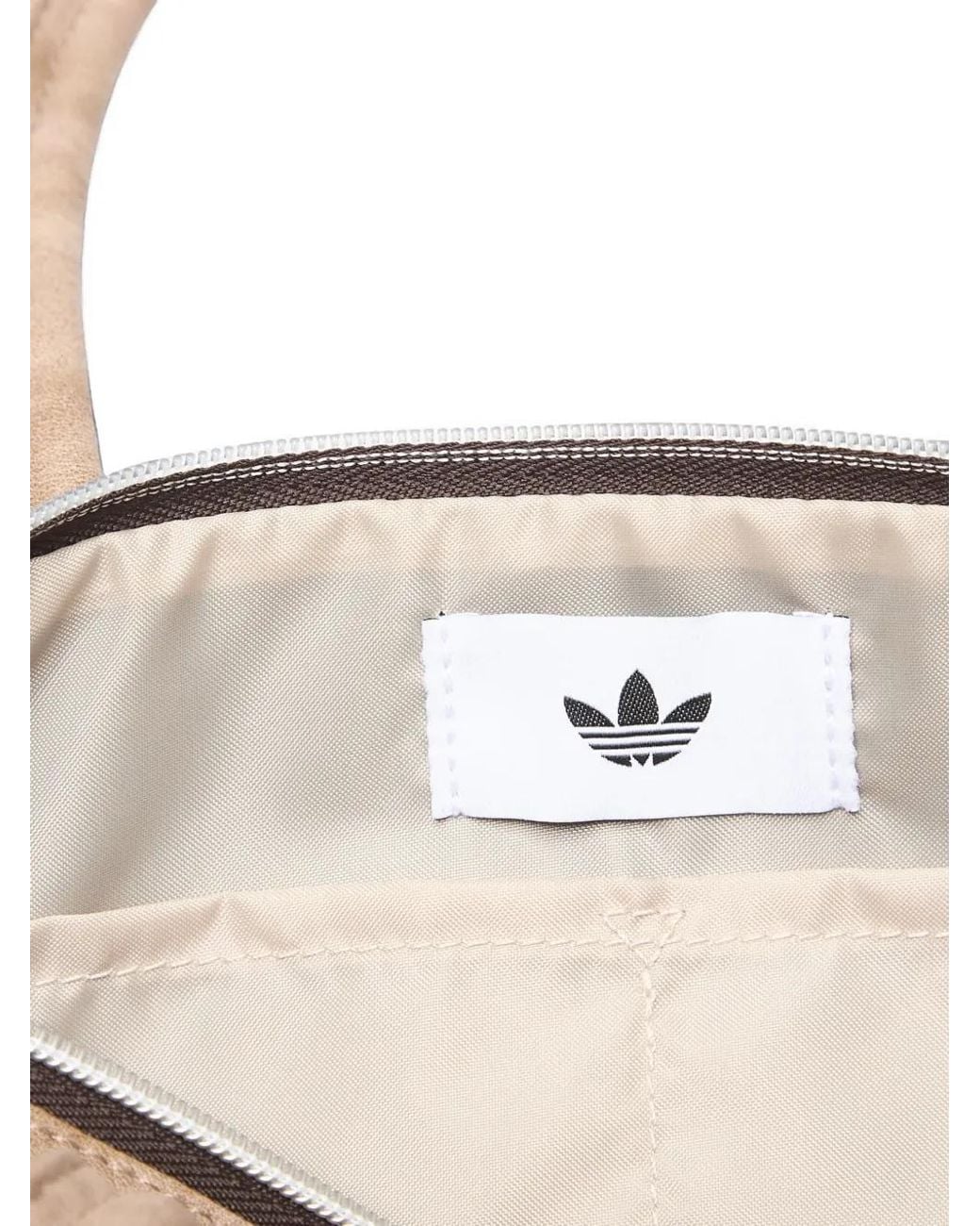 Adidas Natural Extended Bowling Trefoil-Logo Tote Bag
