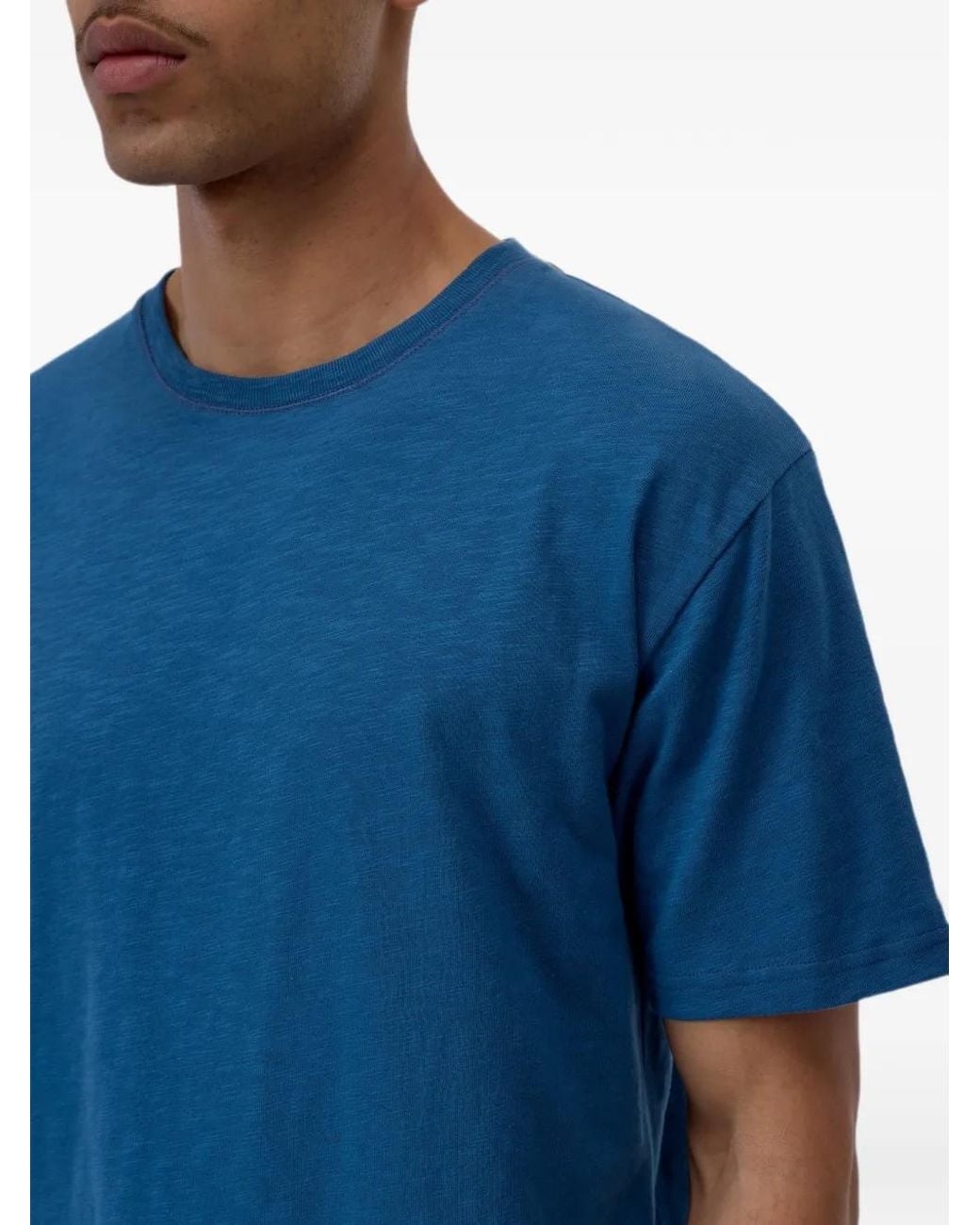 Closed Blue T-Shirt À Col Rond for men