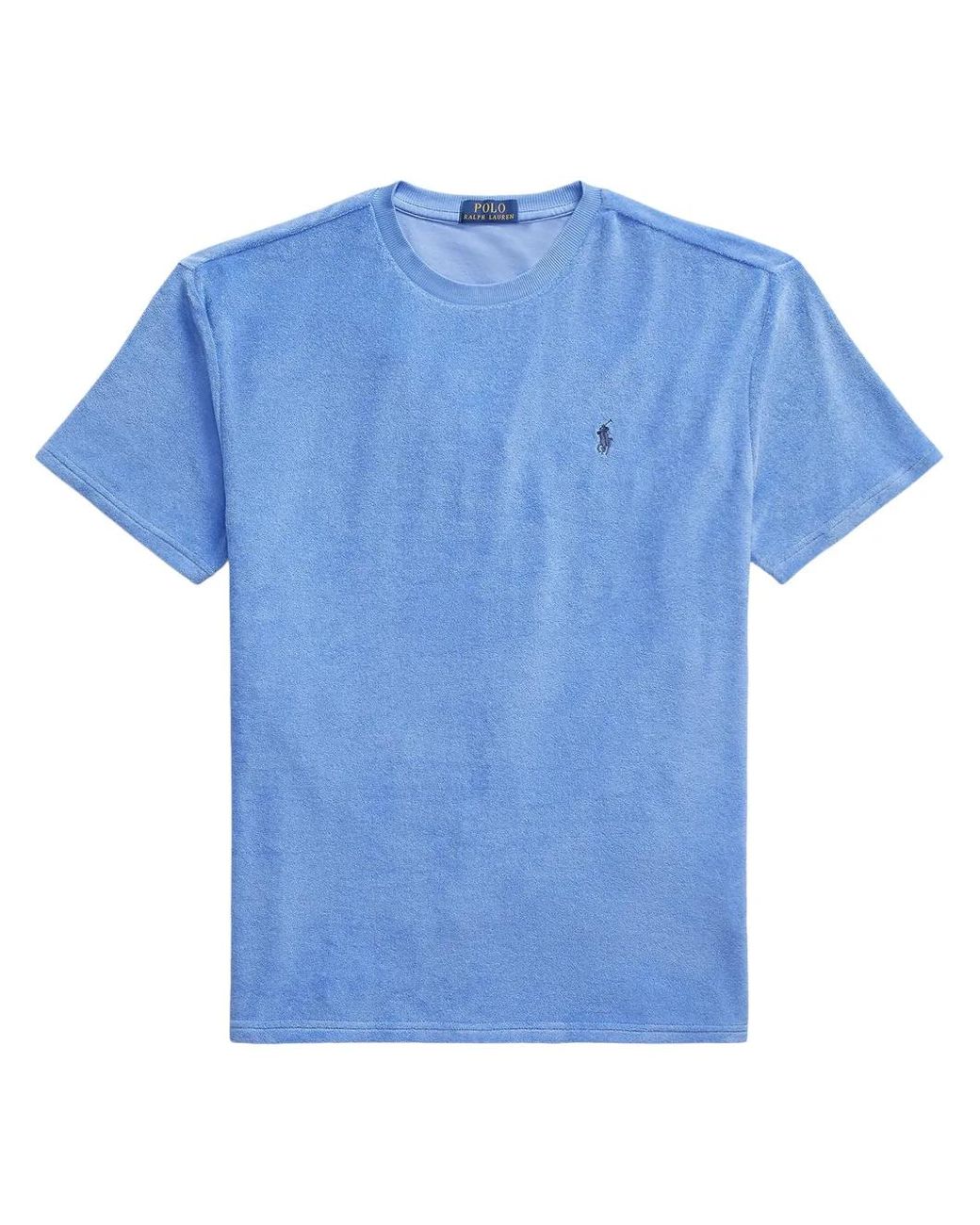 Polo Ralph Lauren Blue Polo Pony-Embroidered T-Shirt for men