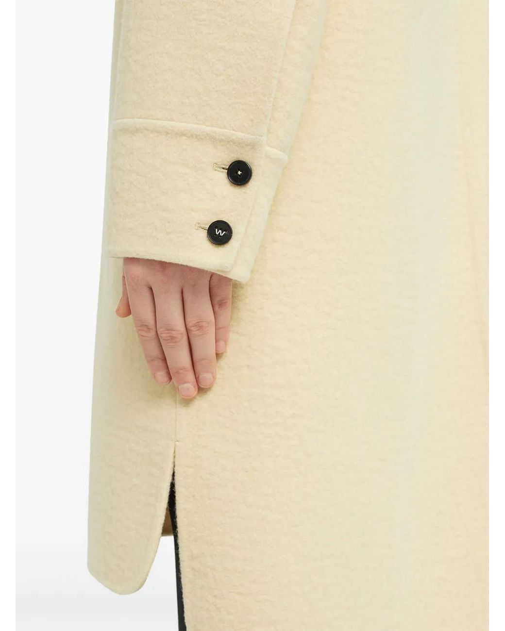 Jil Sander Natural Coat For Female